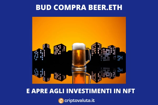 Budweiser investe in beer.eth e in un NFT - l'analisi di Criptovaluta.it