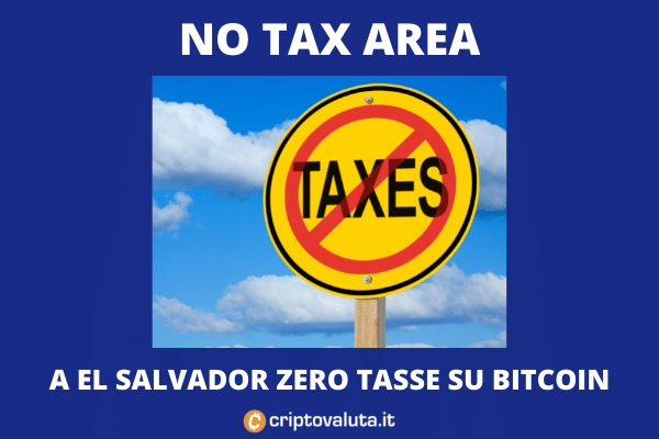 Bitcoin - zero tasse a El Salvador - analisi di Criptovaluta.it