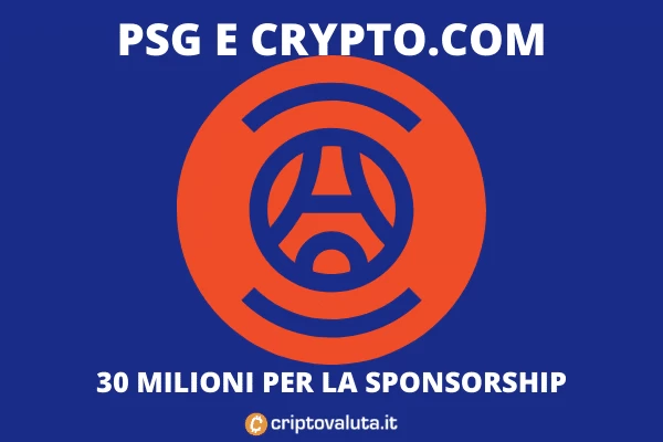 Crypto.com sponsorship PSG - di Criptovaluta.it