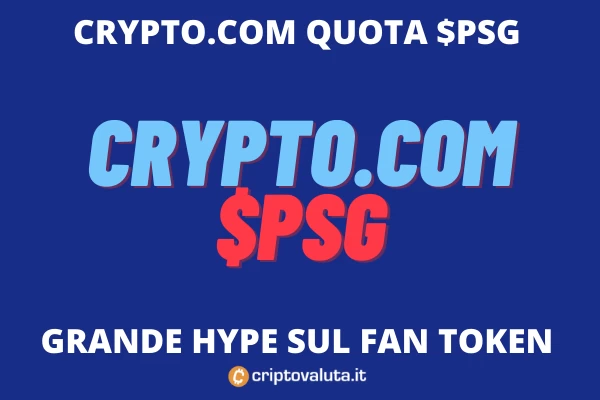 Crypto.com - quotazione $PSG - analisi di Criptovaluta.it