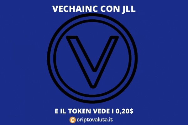 VeChain - accordo con JLL per far volare in alto il token - di Criptovaluta.it