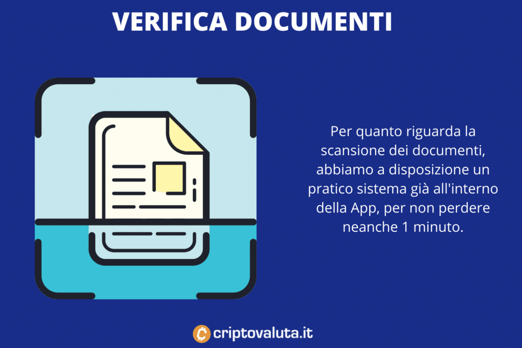 Crypto.com - riconoscimento documenti - di Criptovaluta.it