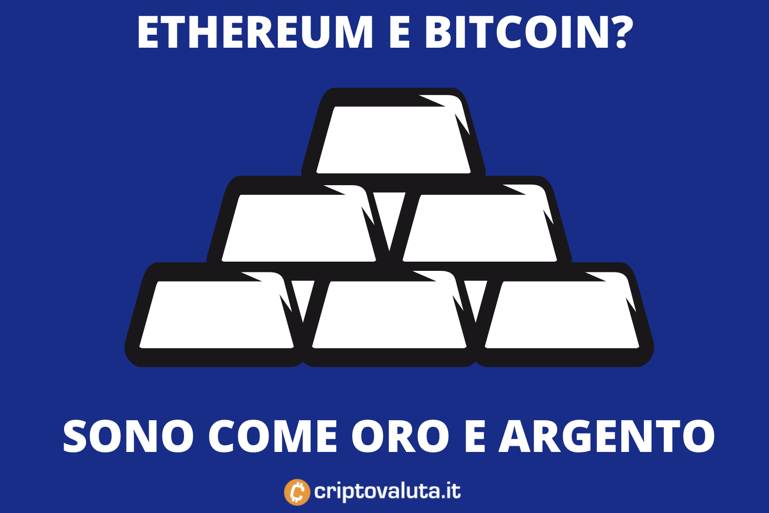 Ethereum è l'argento di Bitcoin | Ecco fino a dove arriverà il prezzo