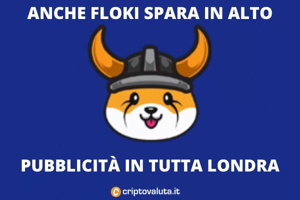 Floki Inu lancia la sua campagna a Londra