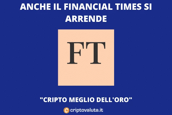 Financial Times si schiera con le cripto