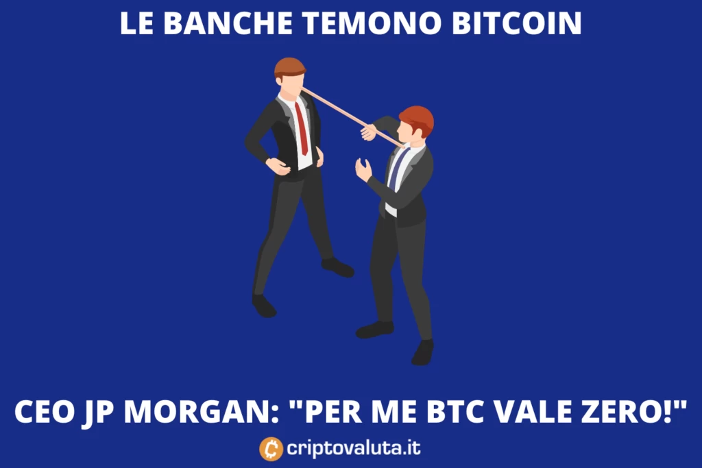 JP morgan contro Bitcoin - ma intanto intasca milioni