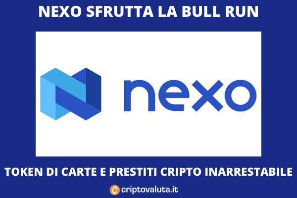 boom per Nexo - l'analisi di Criptovaluta.it