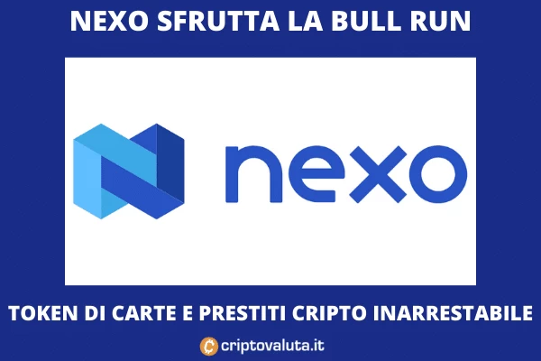 boom per Nexo - l'analisi di Criptovaluta.it