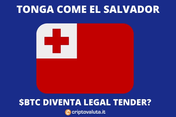 Tonga - corso legale BTC - di Criptovaluta.it