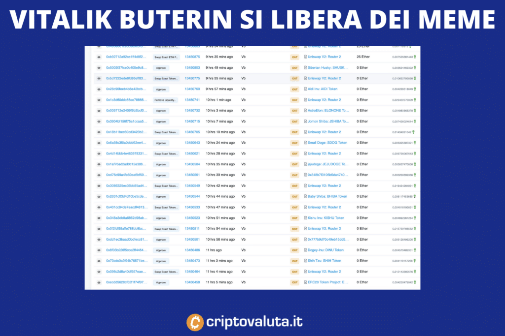 Meme Token - Vitalik vende