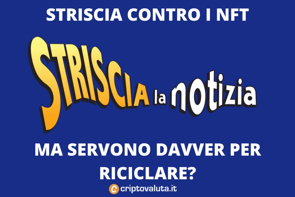 Riciclaggio Striscia su Criptovalute - analisi di Criptovaluta.it