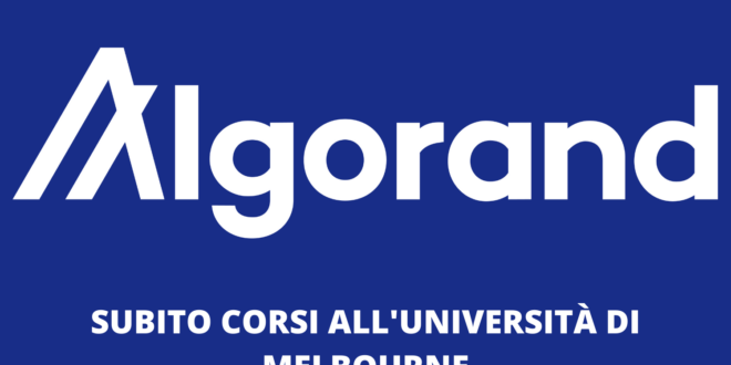 Università di Melbourne con Algorand
