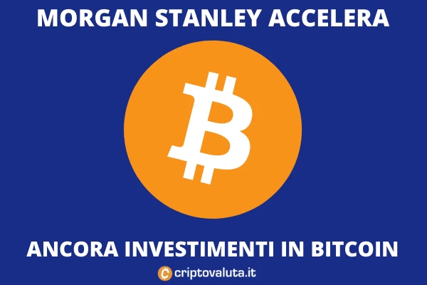 Morgan Stanley aumenta le posizioni su Bitcoin 