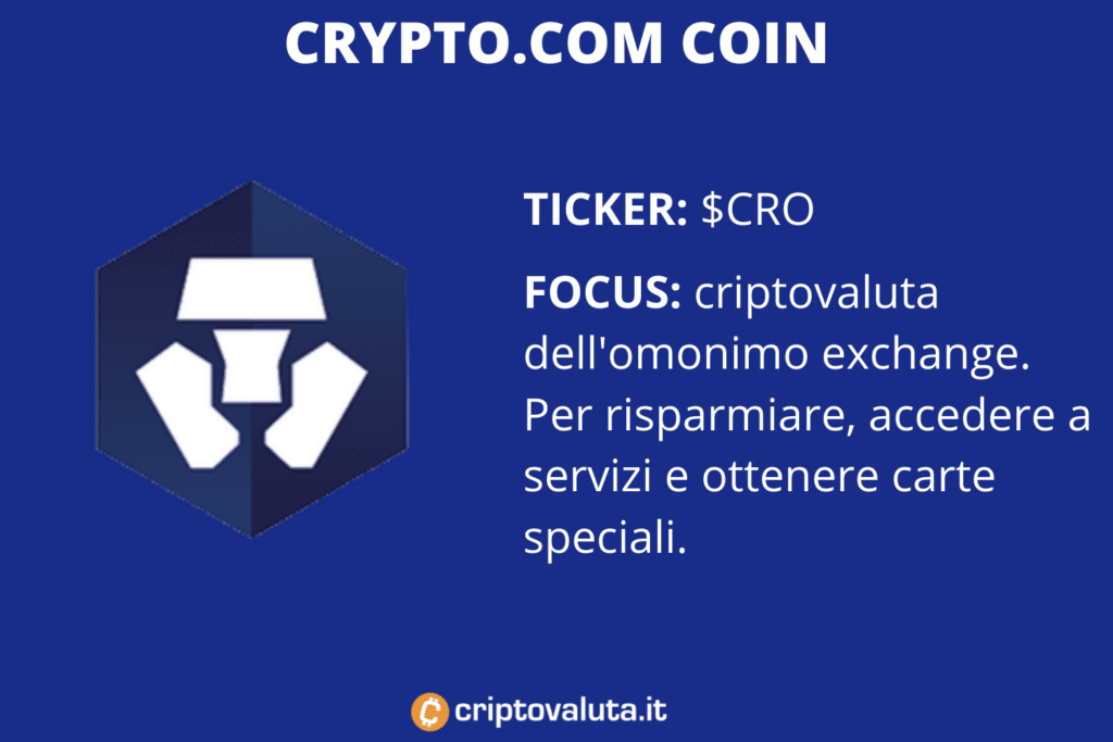Crypto.com COIN - scheda riassuntiva