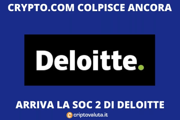 Crypto.com ottiene SOC 2 da Deloitte