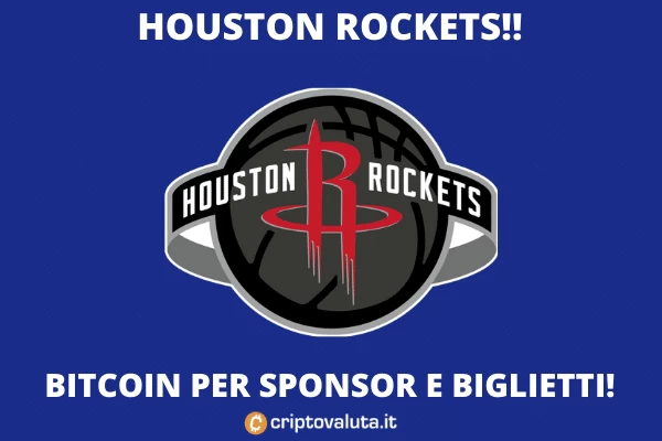 Houston Rockets BTC - sponsorship con NYDIG