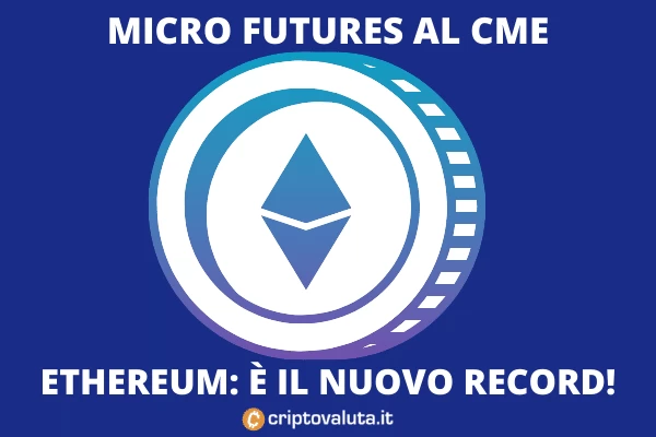 Ethereum CME - arrivano i micro futures