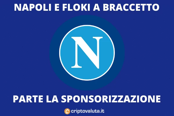 Napoli e Floki: parte lo sponsor