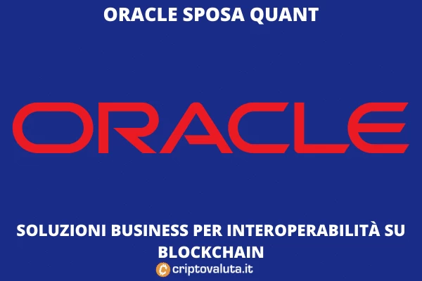 Oracle e Quant insieme per Overledger