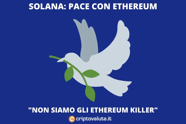 Solana ed Ethereum - pace fatta
