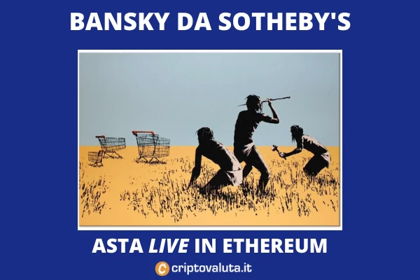 Puntate su Banksy - Ethereum al centro - di Criptovaluta.it