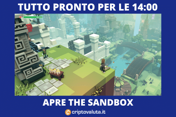 Lancio The Sandbox - di Criptovaluta.it