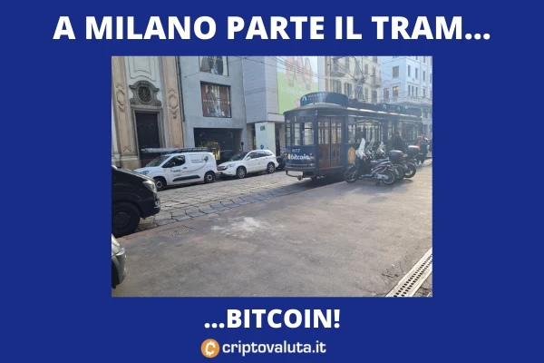 Bitcoin - pubblicità a milano - di Criptovaluta.it