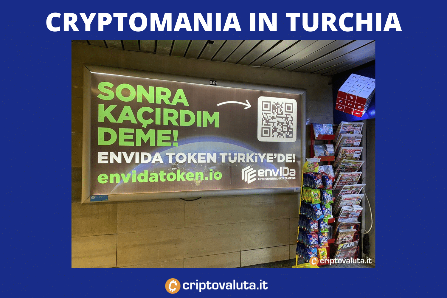 +ESCLUSIVO+ Criptomania in Turchia | Pubblicità in ogni angolo di Istanbul