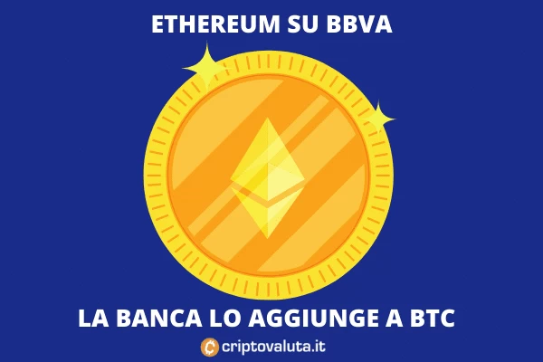 BBVA Ethereum - ecco cosa ha scelto la banca spagnola in Svizzera