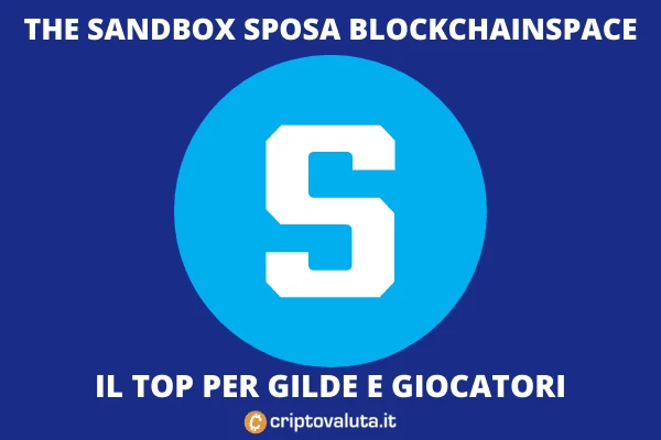 Collaborazione BlockchainSpace e The Sandbox