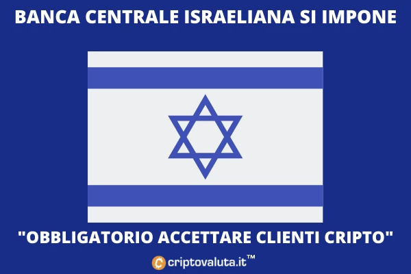Cripto - banca centrale israeliana