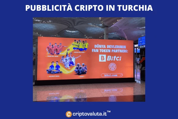 Pubblicità cripto in Turchia