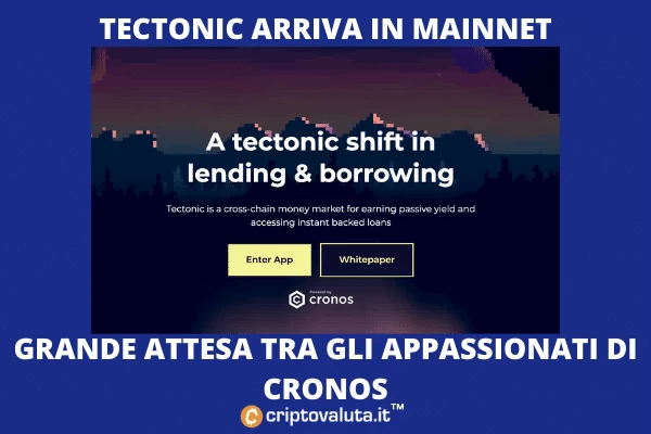 Tectonic - mainnet - il lancio il 22 dicembre