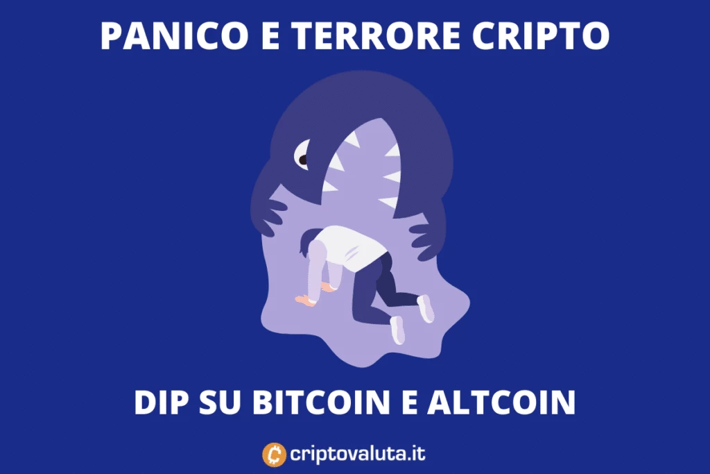 panico crollo cripto - analisi di Criptovaluta.it