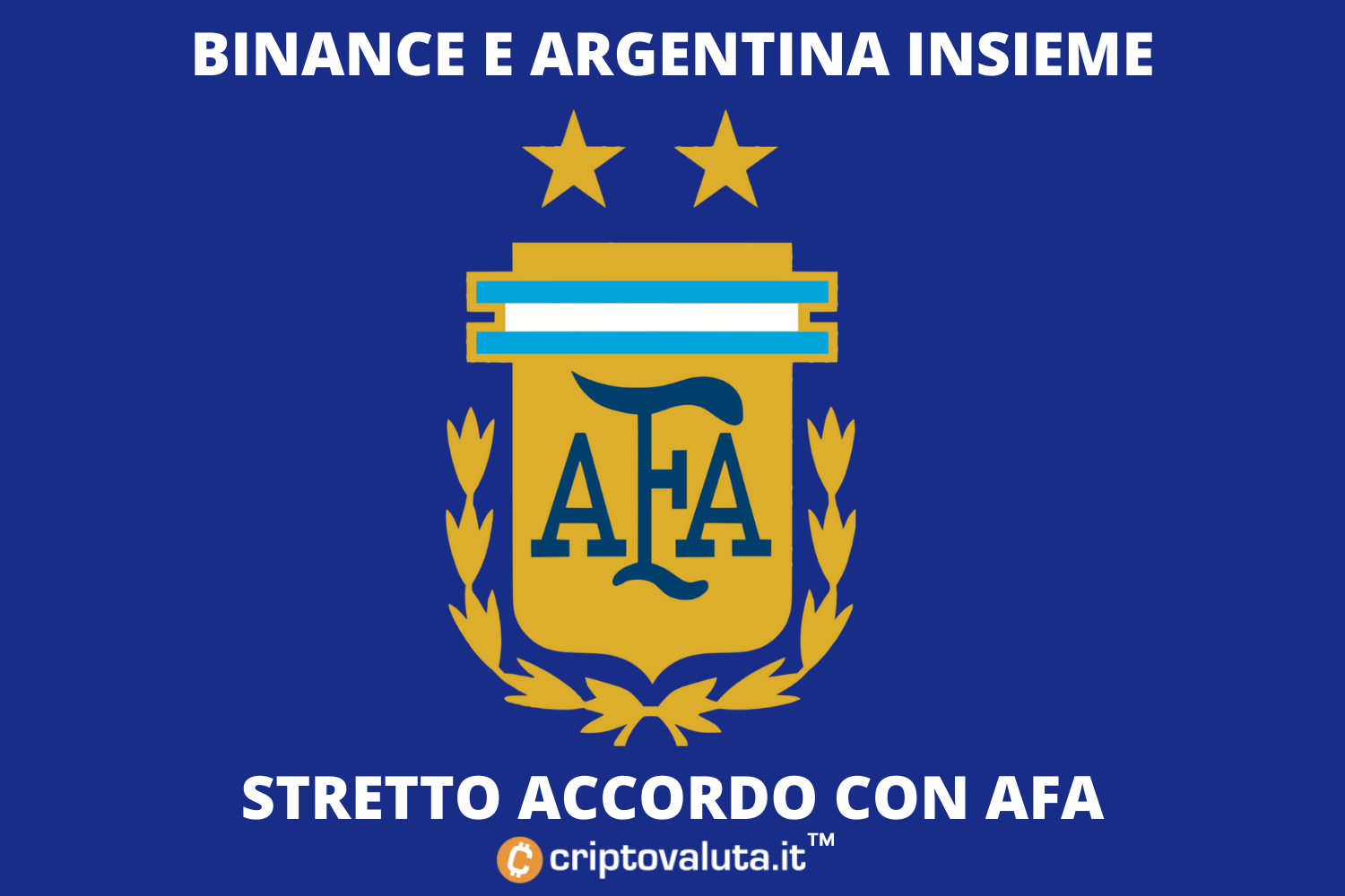 Binance sponsor del calcio argentino | Ecco l'accordo con AFA