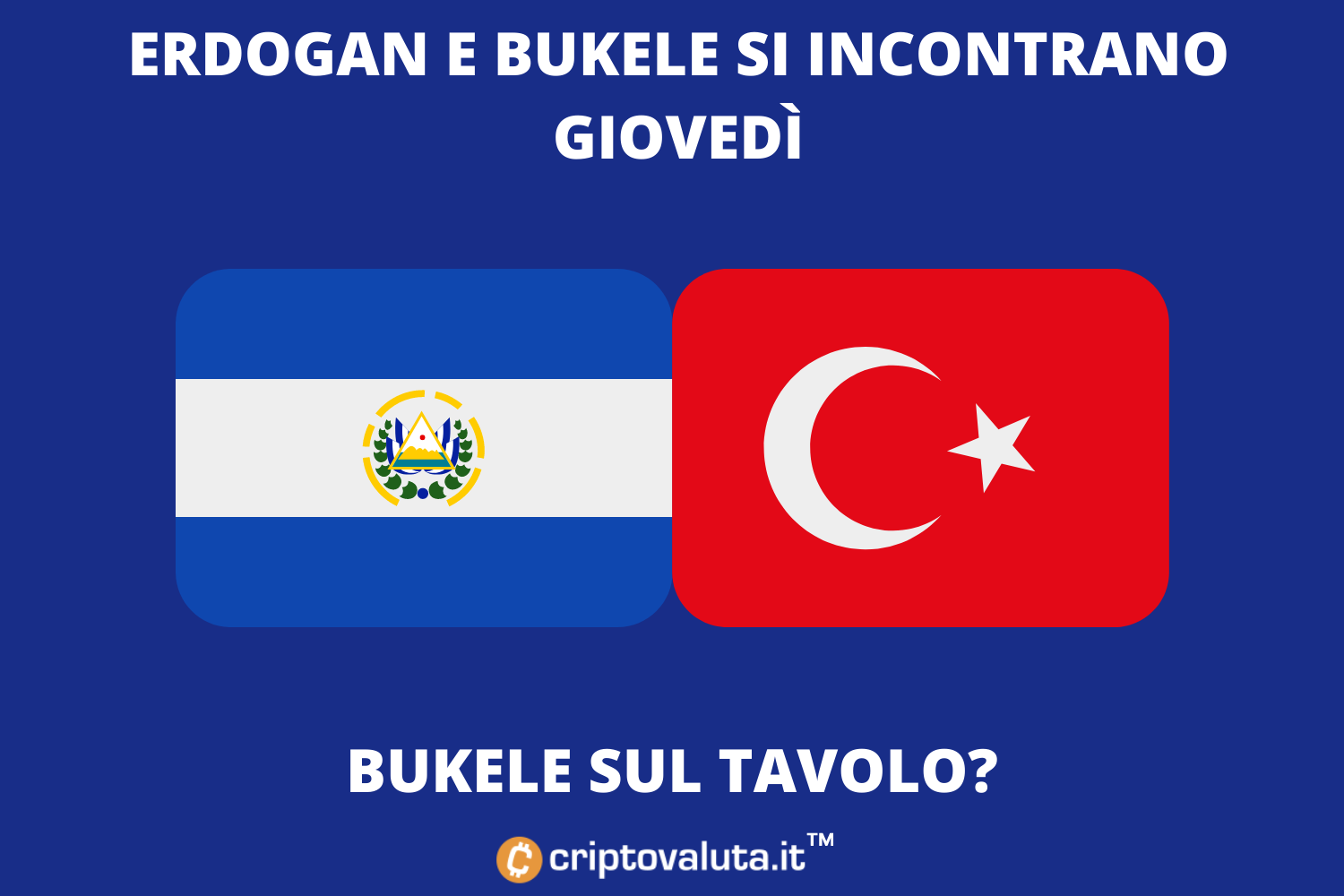Bitcoin per Erdoğan? | Bukele ambasciatore $BTC - Crypto in Turchia?
