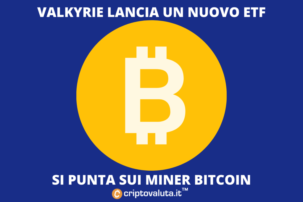 Valkyrie - lanciato ETF su mining Bitcoin