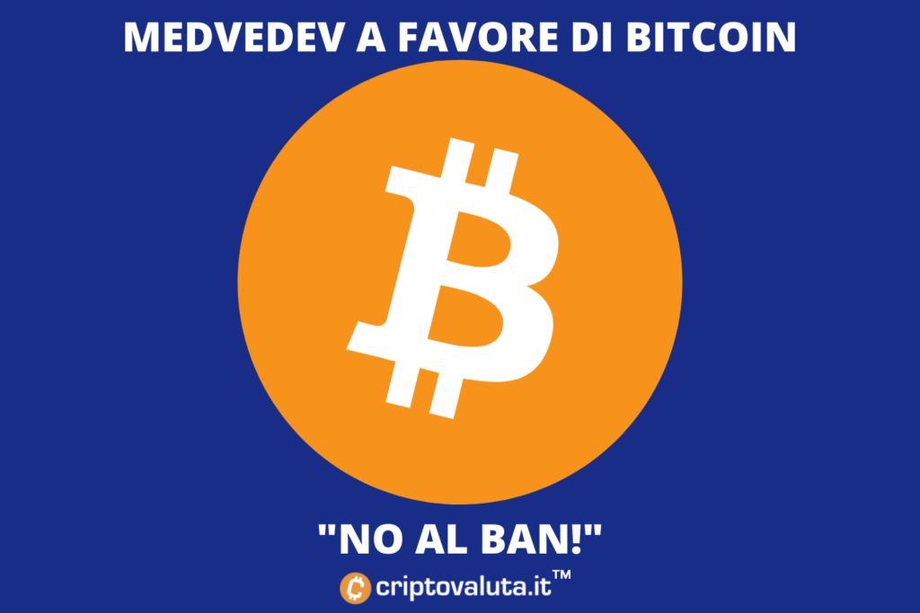 Pro Bitcoin cresce - anche Medvedev contro il ban