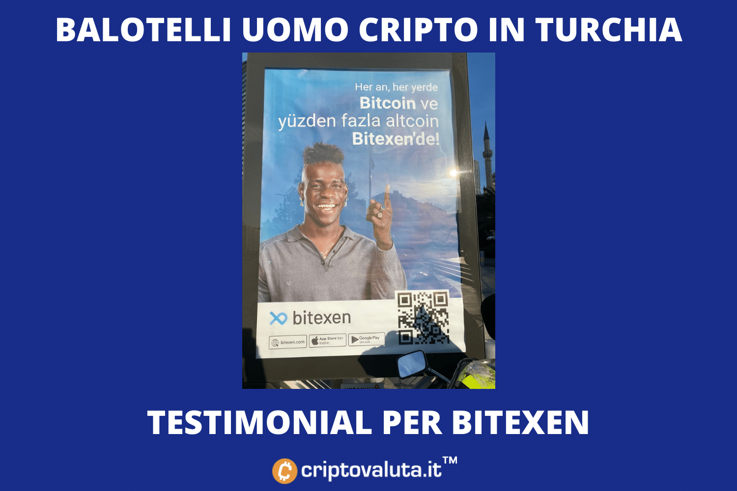 +Esclusiva+ Crypto exchange con Balotelli | Uomo immagine in Turchia