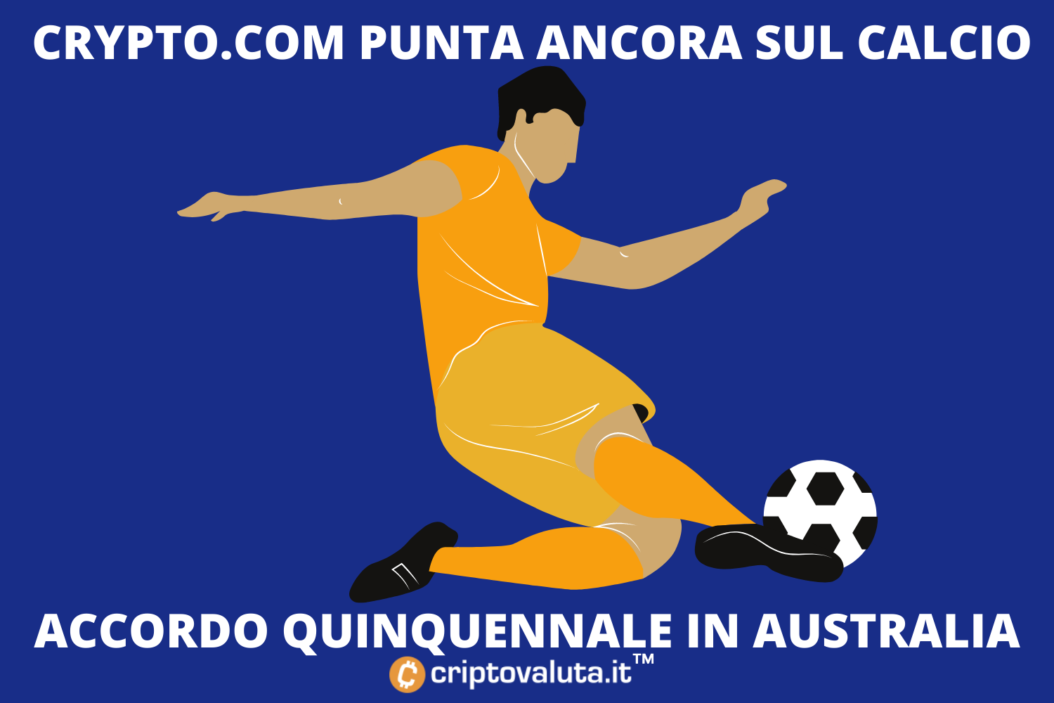 Crypto.com sposa il calcio australiano | Accordo di 5 anni con la lega AU
