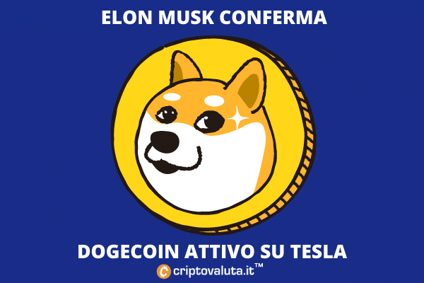 Dogecoin Tesla - analisi dell'annuncio di Elon Musk