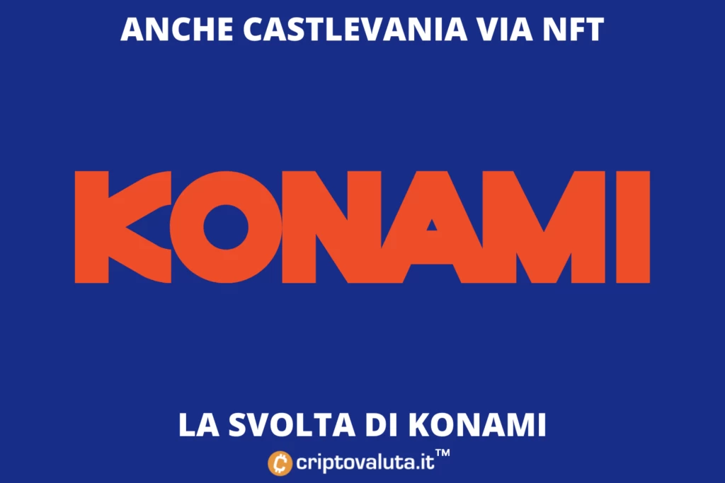 KONAMI punta NFT