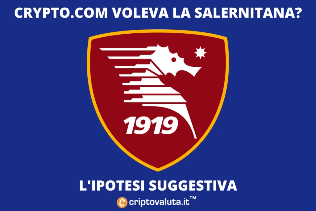 Fondo Cripto Salernitana - c'entra Crypto.com?