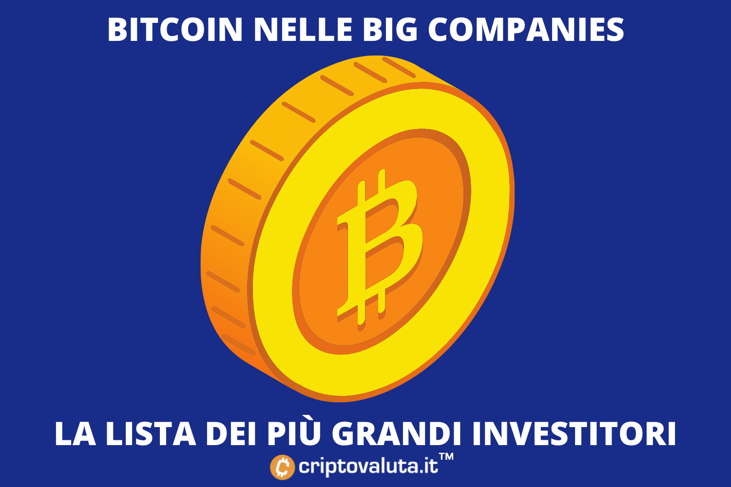 Chi ha investito in Bitcoin? | Elenco Big Companies BTC