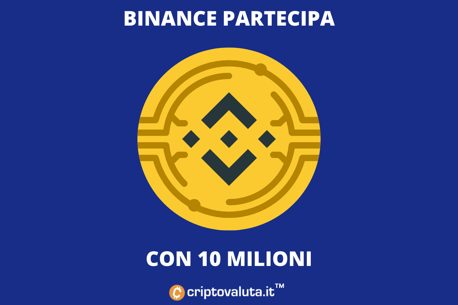 Binance dona 10 milioni all'Ucraina | Attivato il fondo Relief for Ukraine