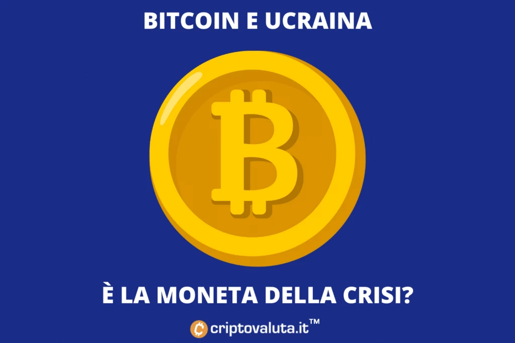 BItcoin e Ucraina: dagli scambi al 200% alle donazioni