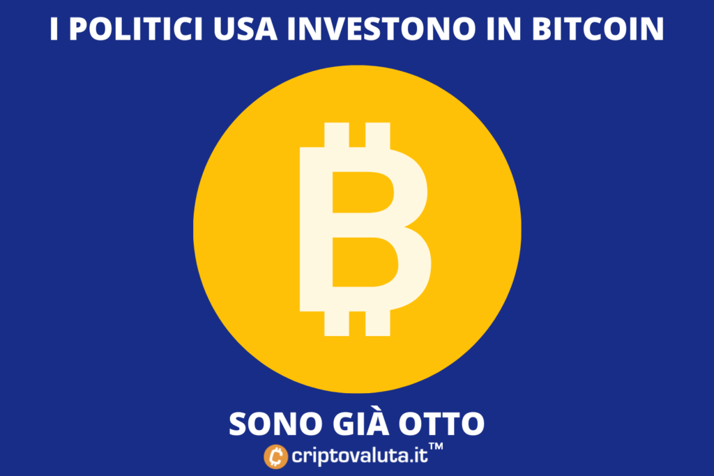 Otto politici USA puntano su Bitcoin