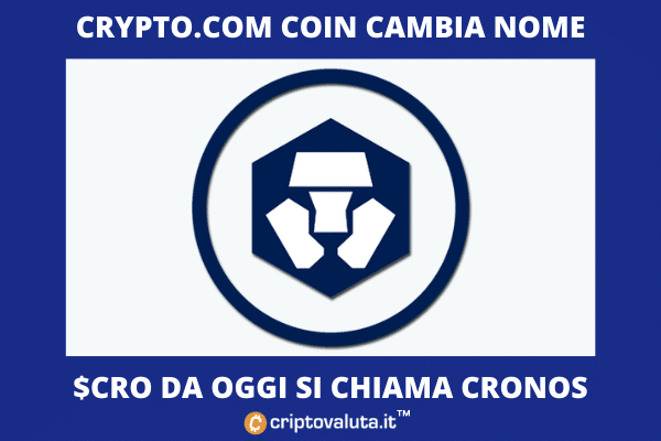 Crypto.com Coin cambia de nombre y se convierte en Cronos