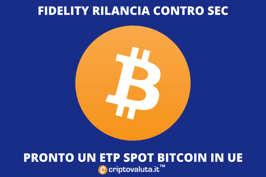 Fidelity propone un ETF Spot Bitcoin in Europa