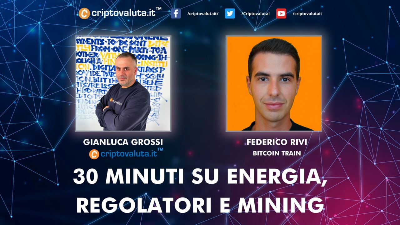 Bitcoin NON inquina e NON ha bisogno di Regolatori! Intervista a Federico Rivi